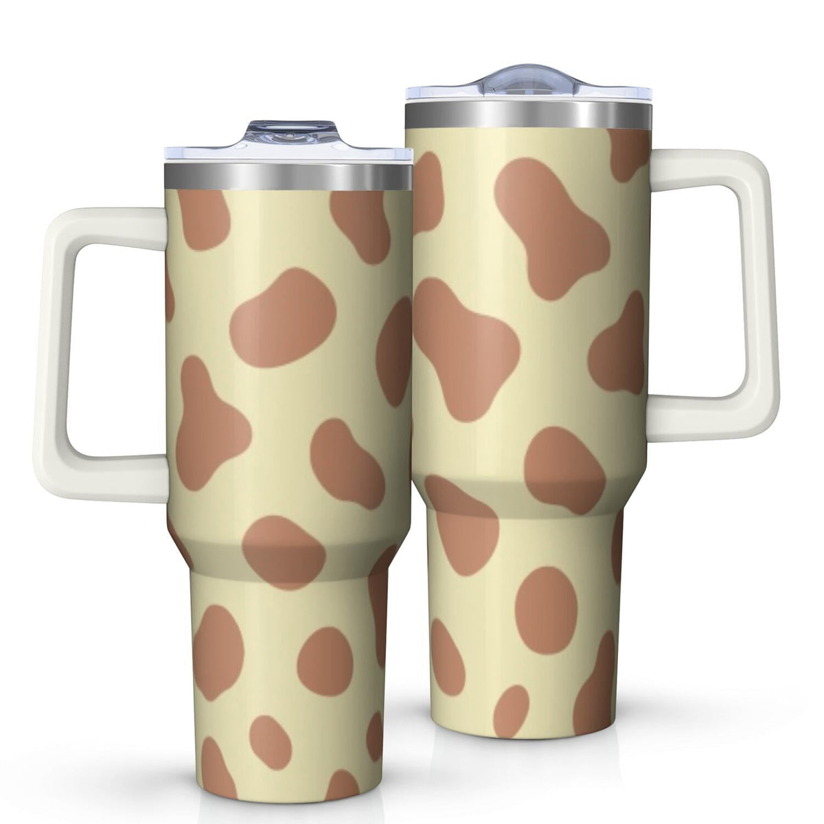 1pc nutcracker 40oz Tumbler with Straw & Handle - Insulated Stainless - Reusable Stainless Steel Cup