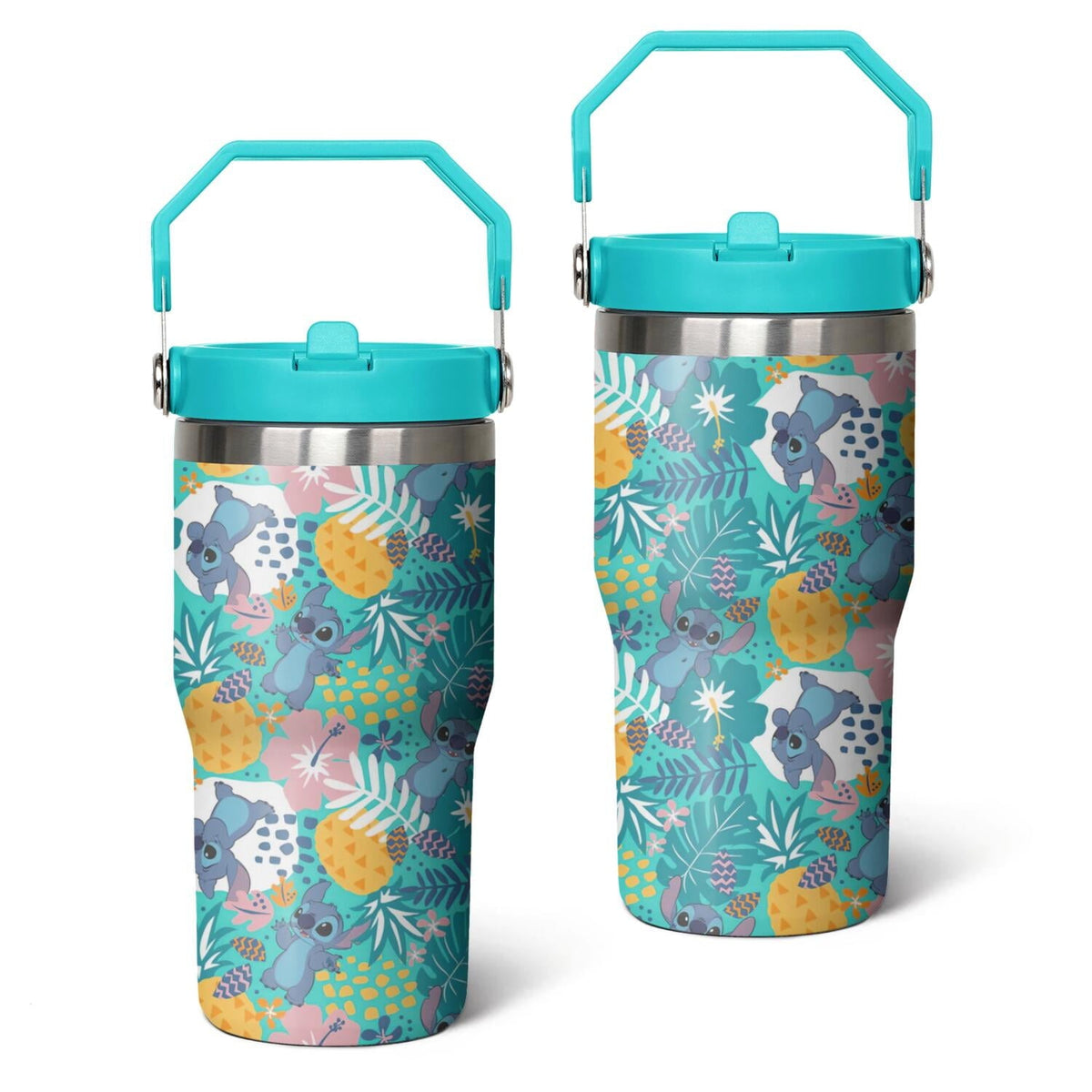 20oz Cartoon Movie Stainless Steel Tumbler with Lid and Straw,Spill Proof - Reusable Stainless Steel Cup