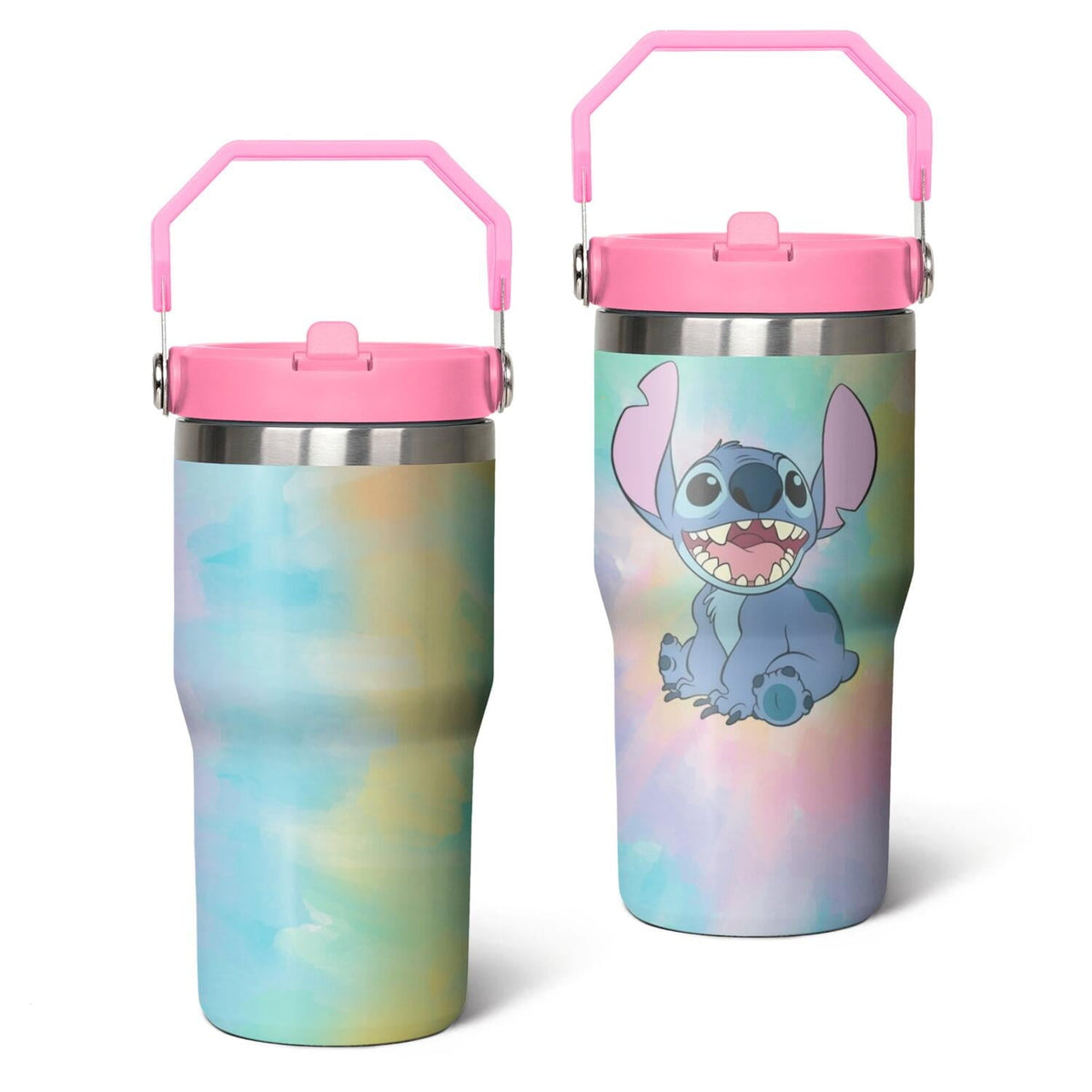 20oz Cartoon Movie Stainless Steel Tumbler with Lid and Straw,Spill Proof - Reusable Stainless Steel Cup