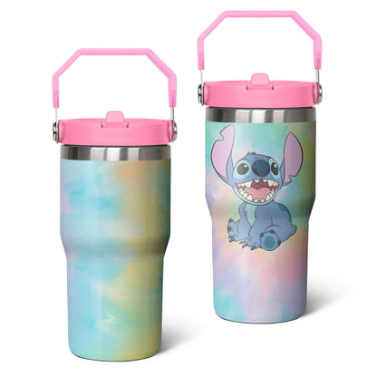 20oz Cartoon Movie Stainless Steel Tumbler with Lid and Straw,Spill Proof - Reusable Stainless Steel Cup