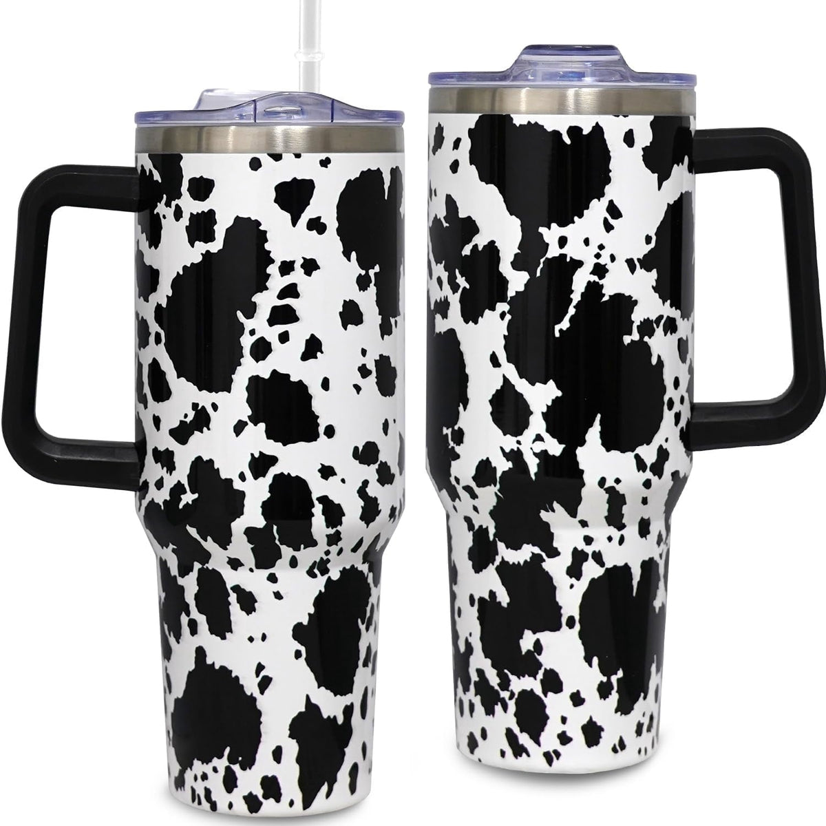 40oz Bee Tumbler With Handle Lid and Straw -Bee gifts - Reusable Stainless Steel Cup