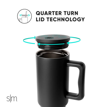 Simple Modern 40 fl oz Insulated Stainless Steel Trek Tumbler with Straw Lid | Forest