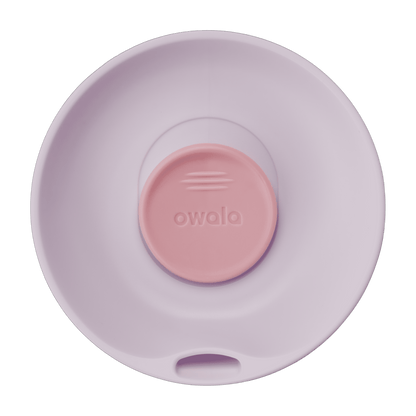 Owala SmoothSip Stainless Steel Coffee Tumbler, 20oz, Cotton Candy Sky