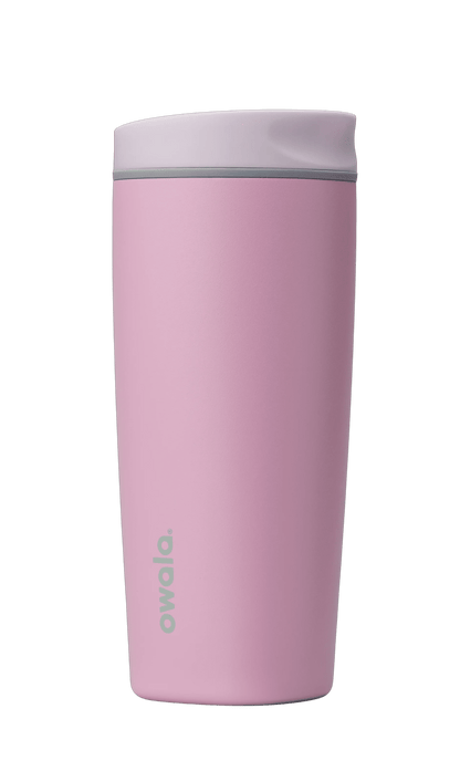 Owala SmoothSip Stainless Steel Coffee Tumbler, 20oz, Cotton Candy Sky