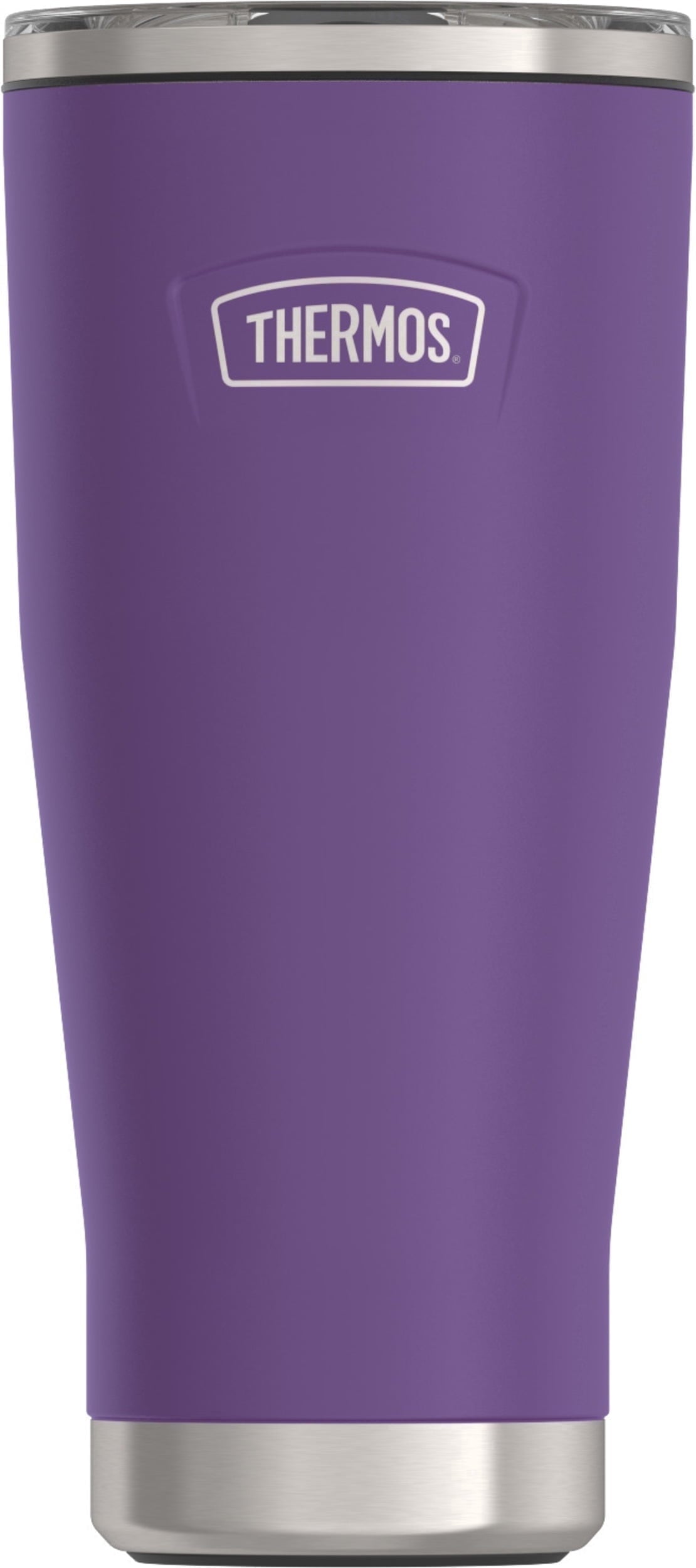 Thermos Stainless Steel Tumbler, w/ Slide Lock Lid, Graphite, 18 oz - Insulated Travel Tumbler Cup