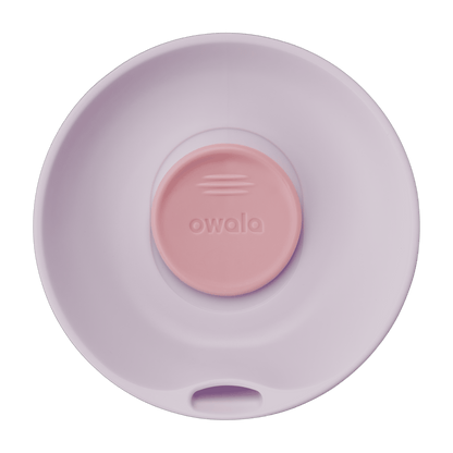 Owala SmoothSip Stainless Steel Coffee Tumbler, 20oz, Cotton Candy Sky